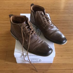 Steve Madden Fall Leather Boots